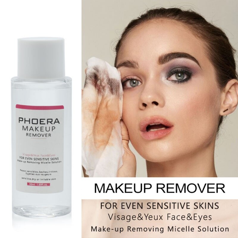 50Ml Gezicht Producten Make-Up Remover Zachte Diepe Reiniging Eye & Lip Make-Up Remover Verse Niet-vette Make-Up Remover vloeibare