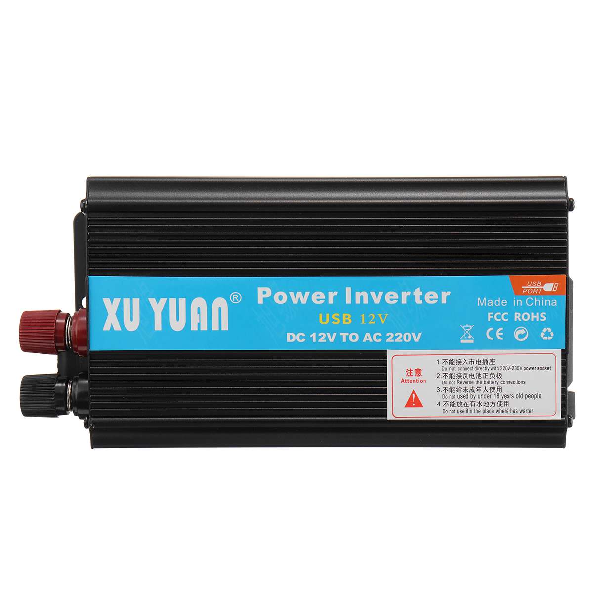 Solar inverter 12/24v 110/220v 4000w p eak spænding transformer converter  dc 12v til  ac 220v bil inverter egnet til bilbatteri