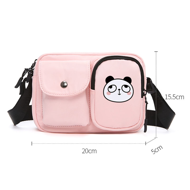 Sac à bandoulière d'épaule mignon de Panda de bande dessinée de pour des femmes imperméable à l'eau