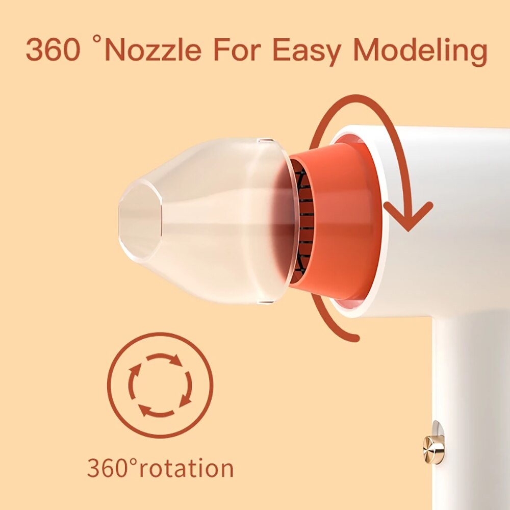 Negativ Ionen Fön 500W Leichte Haar &Ampere; kalt Luft Wind Gebläse Trockenen Elektrische Heimat Reise Haushalt Schlafsaal