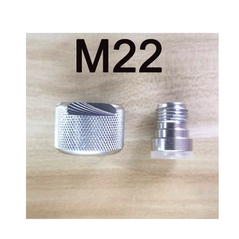 ZRDR Aquarium CO2 Regulator Nut Connector, W21.8 G5/8 CGA320 M22 Nut Connector, Fish Tank CO2 Fitting Sealing Ring: M22