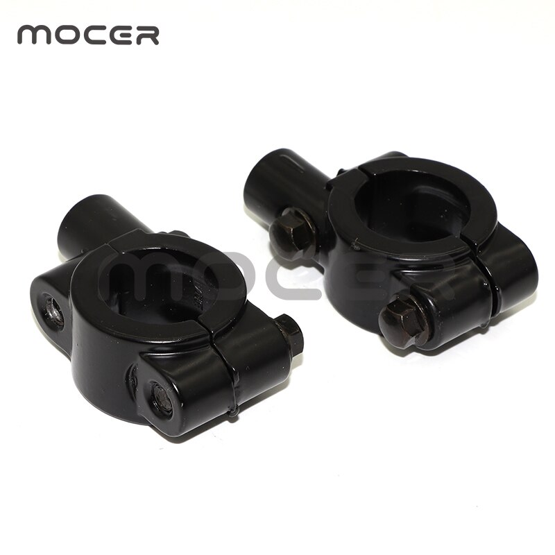 Abrazadera montaje de espejo para motocicleta, 1 Uds., 22mm, 10mm, 7/8 ", XP-064