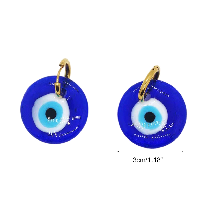Porte-bonheur turc grec mauvais œil bleu pendentif lampe bleue, verre maison amulette pendentif oeil bijoux accessoires
