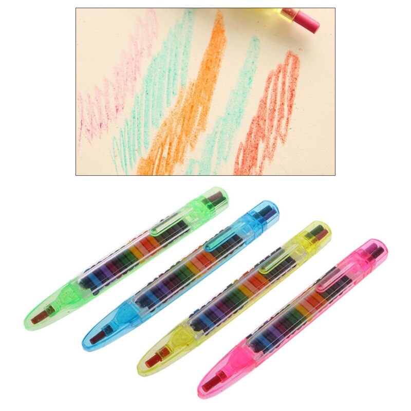 20 Colors Replaced Crayon Multi-color Kids Painting Pen Student Drawing Tools