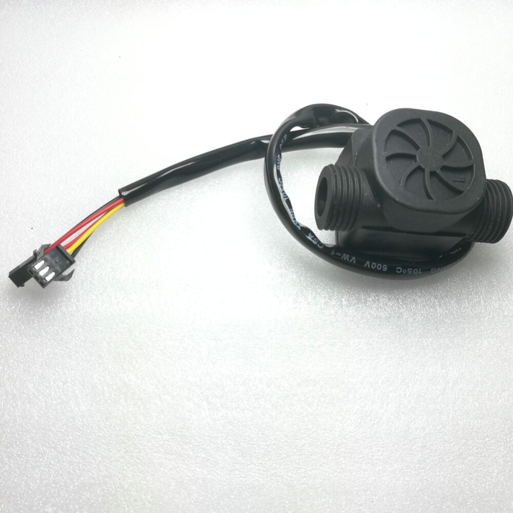 USN-HS21TAT Ultisolar Hall Effect Flow Sensor Water 1-30L/min G1/2&quot; with NTC50K Temperature Sensor Repeat Error 1%