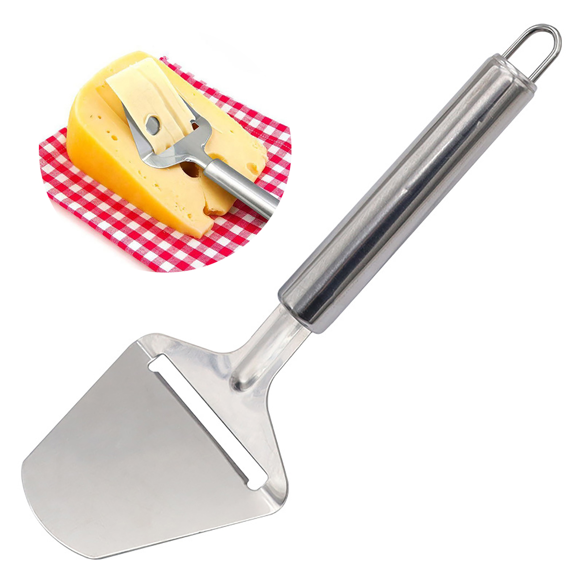 Handheld roestvrijstalen kaasrasp Schaafmachine Keukenmes Boter Cutter Ham Slicer Chocoladeschraper Gebruiksvoorwerpen Accessoires
