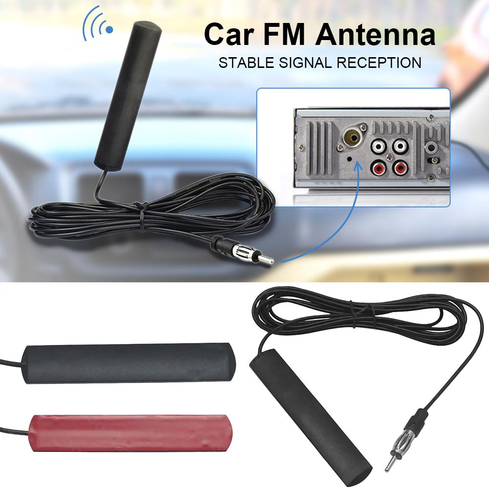 Algemene Auto Radio Fm Antenne Signaal Versterker Patch Antenne Auto Signaal Verbeterde Pasta Soort Antenne