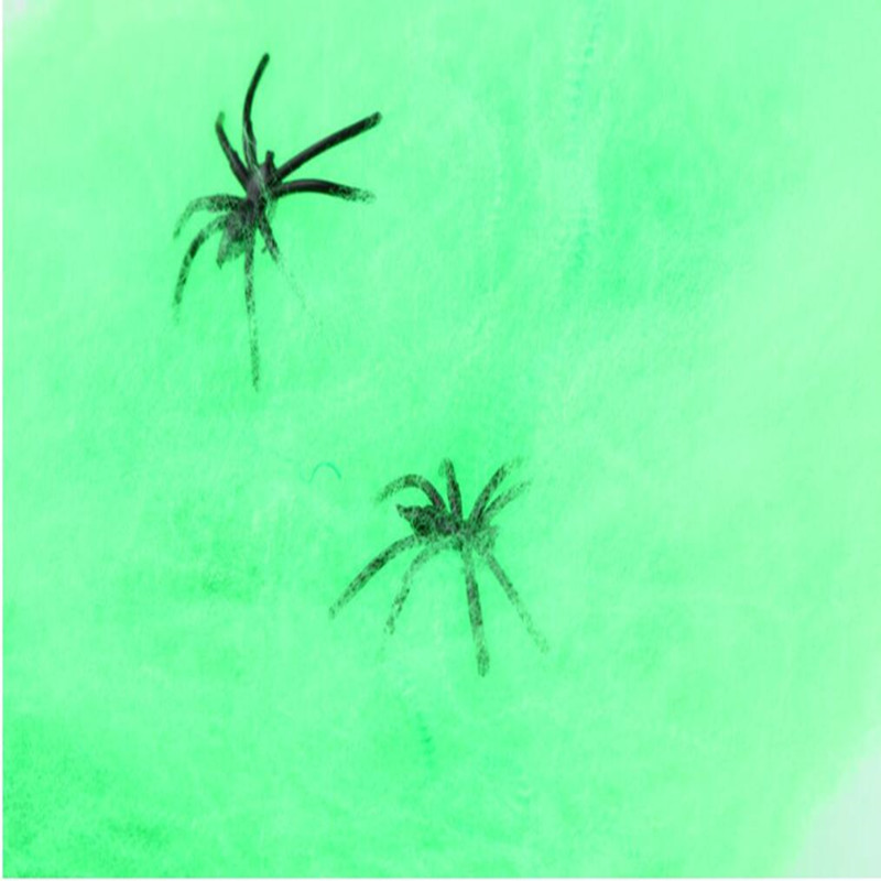 Horrible Scary Spider Web Spinneweb Bar Spookhuis Scene Props Geregeld Decor Halloween Party Decoratie Diy: green