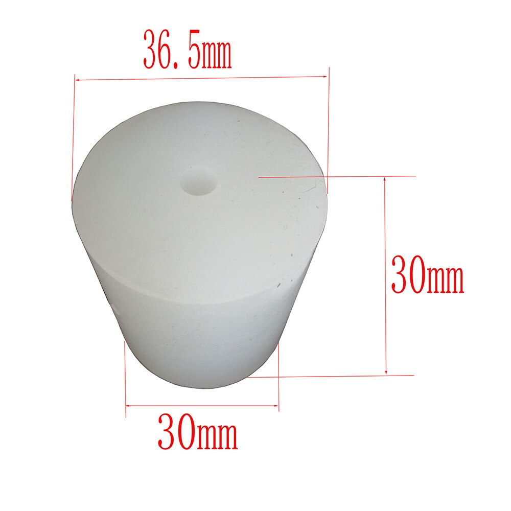 3 #-14 # siliconen Plug Met Gat voor Luchtsluis Waskolf Brouwen Wijn Food Grade Siliconen Rubber Stop: size 7