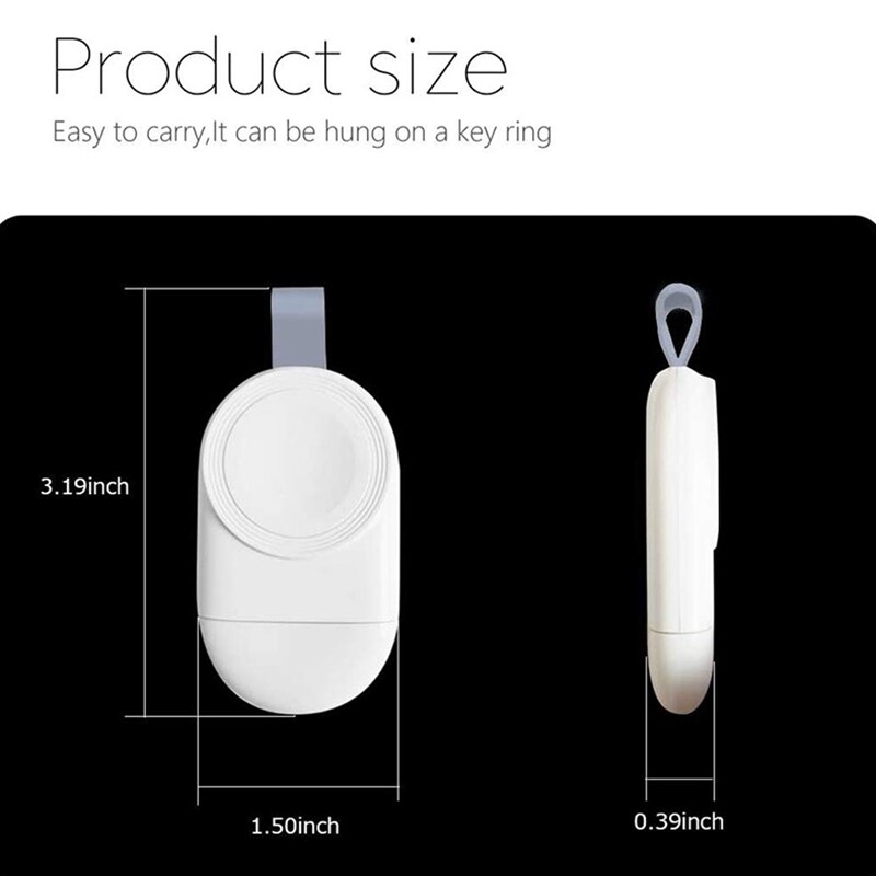 Horloge Charger Travel Draadloze, Geschikt Voor Apple Horloge Draagbare Usb Magnetische Apple Horloge Serie Snel Opladen