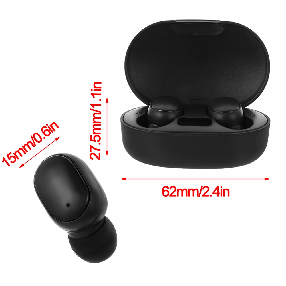 A6L TWS Bluetooth écouteur BT5.0 LED affichage pour Redmi Airdots bouton contrôle étanche bruit suppression casque PK i7s A6S E6S