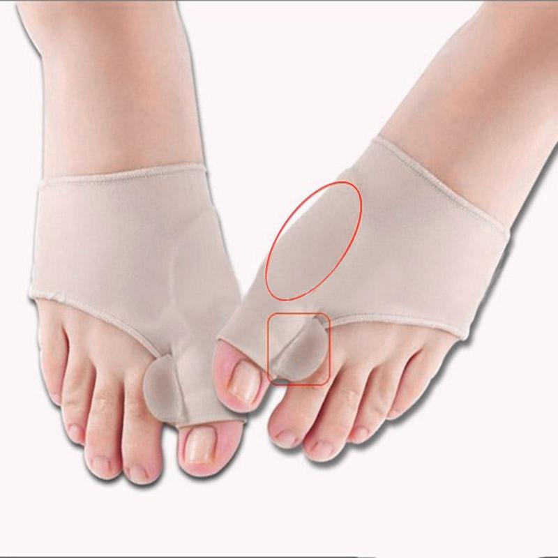 1 Paar Siliconen Pad Hallux Valgus Orthopedische Correctie Mouwen Voetverzorging Bunion Grote Teen Afscheiders Corrector Mouwen