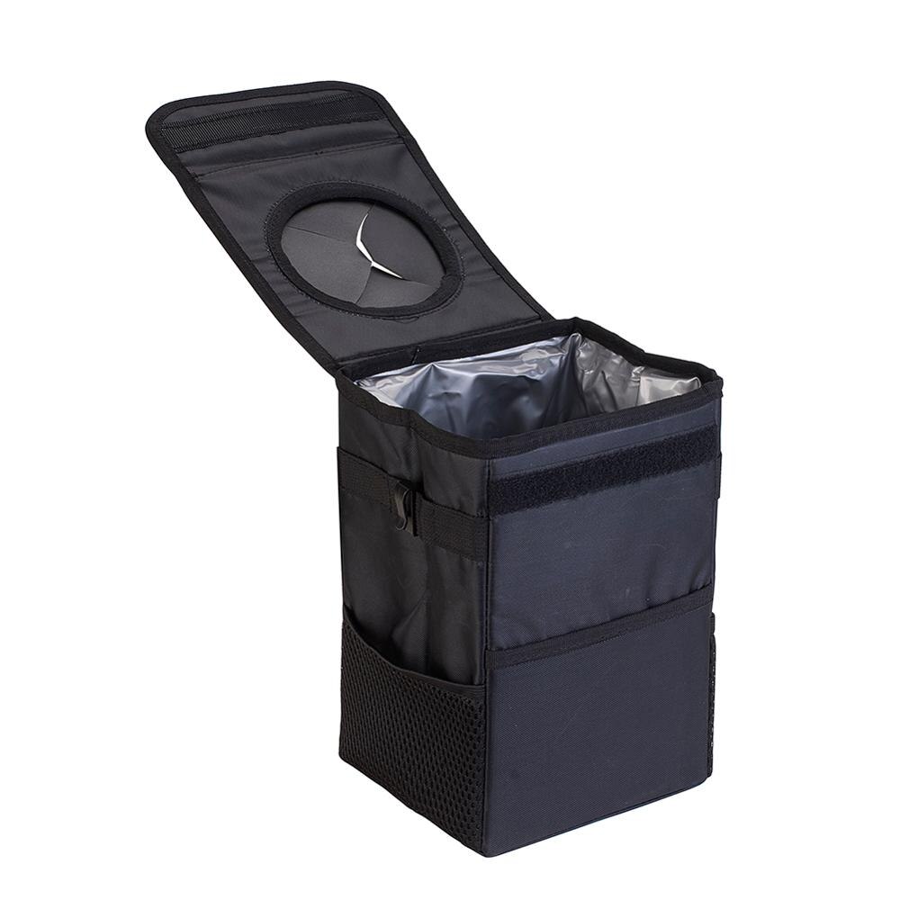 Portable Car Trash Can Collapsible Car Garbage Can Waterproof Traveling Car Trash Bag for Storage Premium Car Container