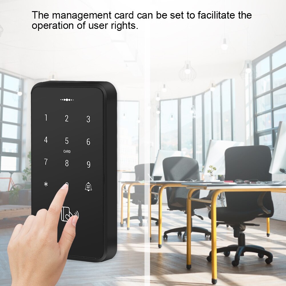 rfid keypad reader RFID 125KHz WG26/34 Access Control Kit 3000 Users Password Card Keypad Door Opener RFID Access Controller
