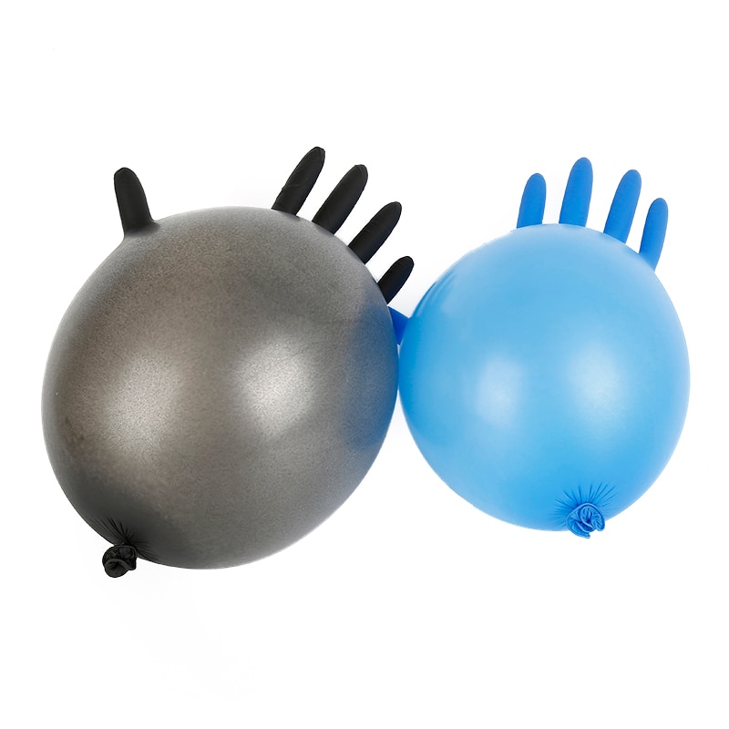 100Pcs Black Disposable Nitrile Latex Gloves Work/Food/Kitchen//Garden Gloves Household Cleaning For For Left and Right Hand