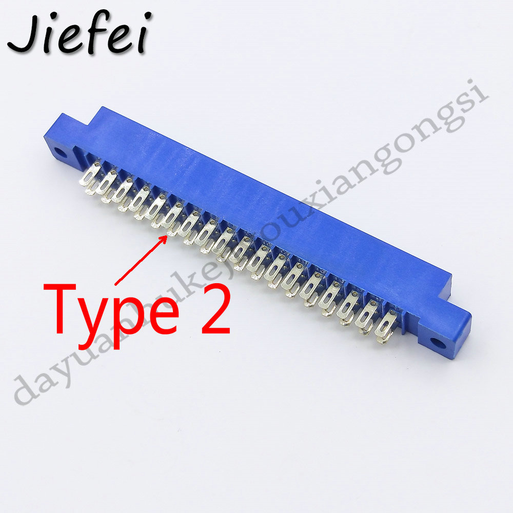 10-50Pcs Connector 805 Flange Card Edge Slot Pitch 3.96mm 12 16 20 24 30 36 44 56 72 Pin Socket Eyelet Gold Finger Wire Solder: Dark Grey / Under 5Pcs / 64P