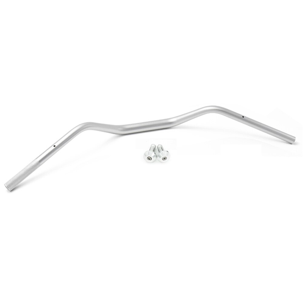 Manillar Universal para motocicleta Renthal, 28mm, para barra gruesa, volante de aluminio para Motocross, 1-1/8'': Silver with bar ends