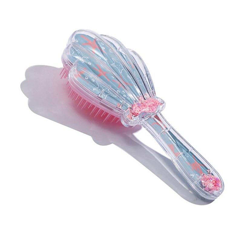 Ontklittende Kam Beauty Shiny Shell Kam Hair Care Styling Tool Anti-Statische Borstel Vrouw Kapper Accessoires: 2
