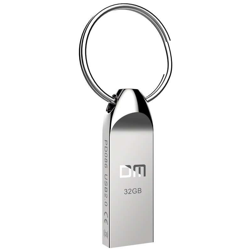 DM PD086 8G 16G 32GB clés USB en métal étanche stylo lecteur Mini personnalité clé USB: 8 GO