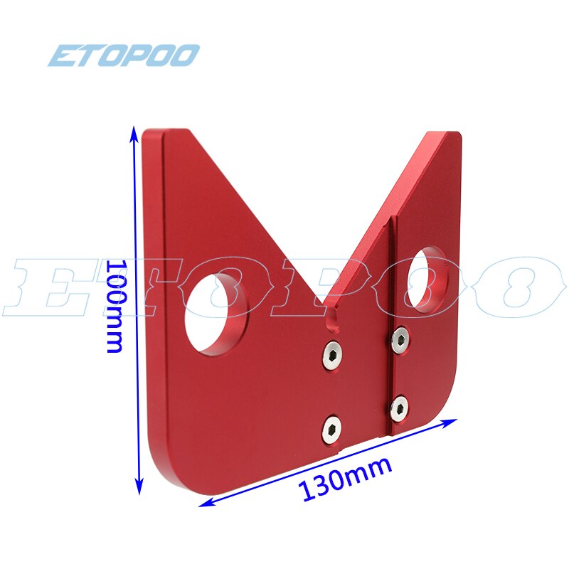 Règle pour menuiserie en bois, angle de 45 degrés, ligne centrale, outil de bricolage pour menuiserie