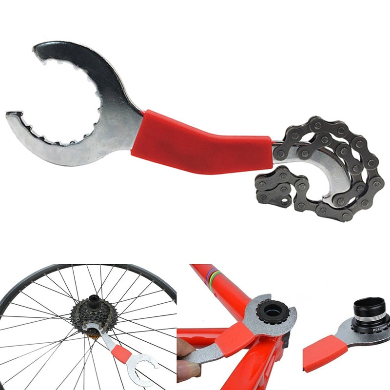 Fiets Reparatie Tool Kits Mtb Racefietsen Chain Cutter Beugel Vliegwiel Remover Crank Puller Wrench Onderhoud Gereedschap RR7304