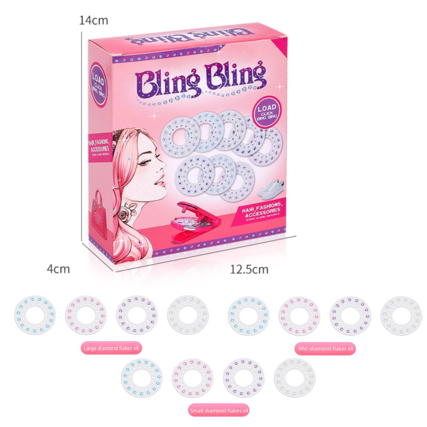 Electric Automatic Hair Braiding DIY Hairstyle Twist Braider Machine Hair braid Weave Roller Toys For Girls: D