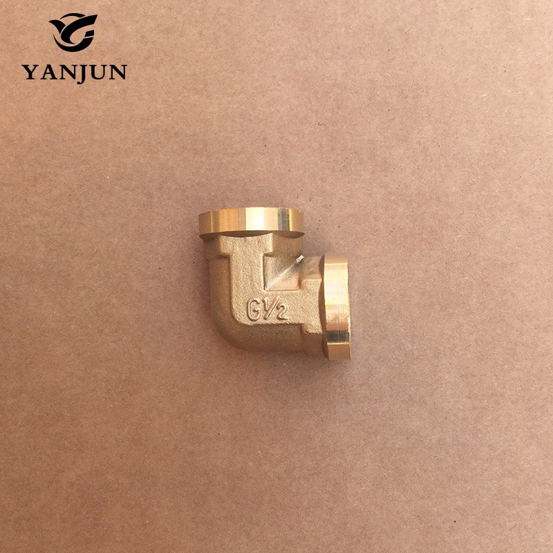 90 Degree Elbow 1/2"BSP Female to 1/2"BSP Female Brass Pipe Fitting Adapter