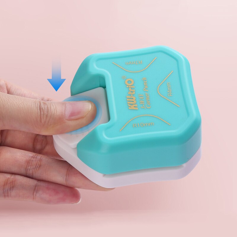 R4 R7 R10 3 In 1 Hoek Punch Border Paper Cutter Ronde Perforators Foto Kaart Puncher Scrapbooking Ambachten Diy snijgereedschap