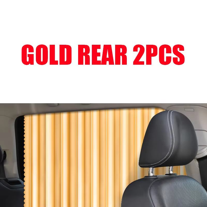 Magneten Auto Zonnescherm Gordijn Universele Zijruit Shades Gordijnen Voor Auto Voor Achter Glasfolie Warmte-isolatie Zonwering: Rood