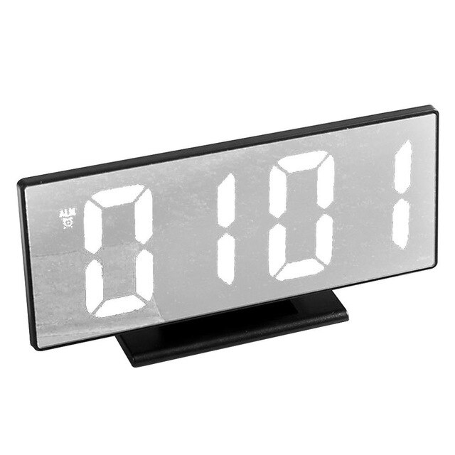 Remind Time Alarm Clock Mirror Surface Multicolo Remind Time T... – Grandado