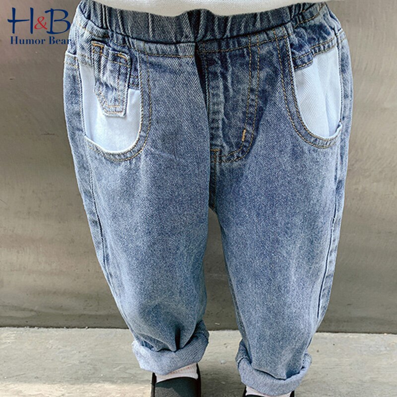 Humor Beer Meisjes Pocket Jeans En Najaar Kinderkleding Middelbare School Student Casual Baby Kids Broek