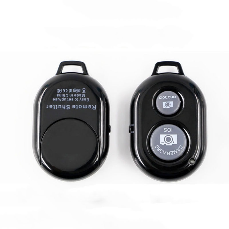 Multicolor Portable Bluetooth-compatible Remote Control Button Wireless Controller Self Timer For IOS Android Shutter Controller