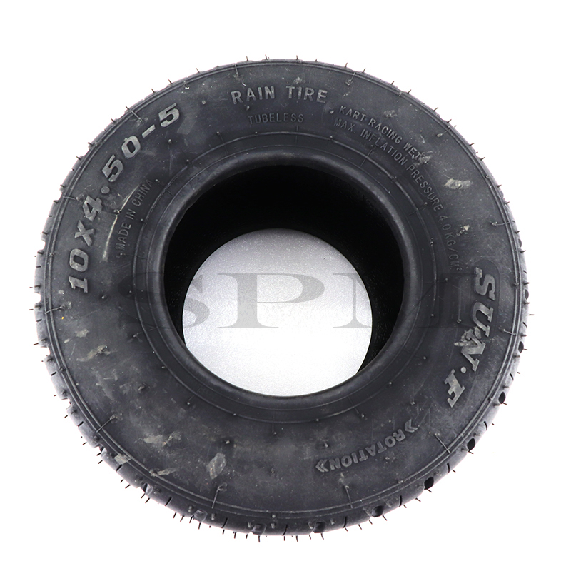 Go Kart 5 Inch Vacuum tire Front 10x4.50-5 Rear 11x7.10-5 Vacuum tires Anti-skid Rain Tires
