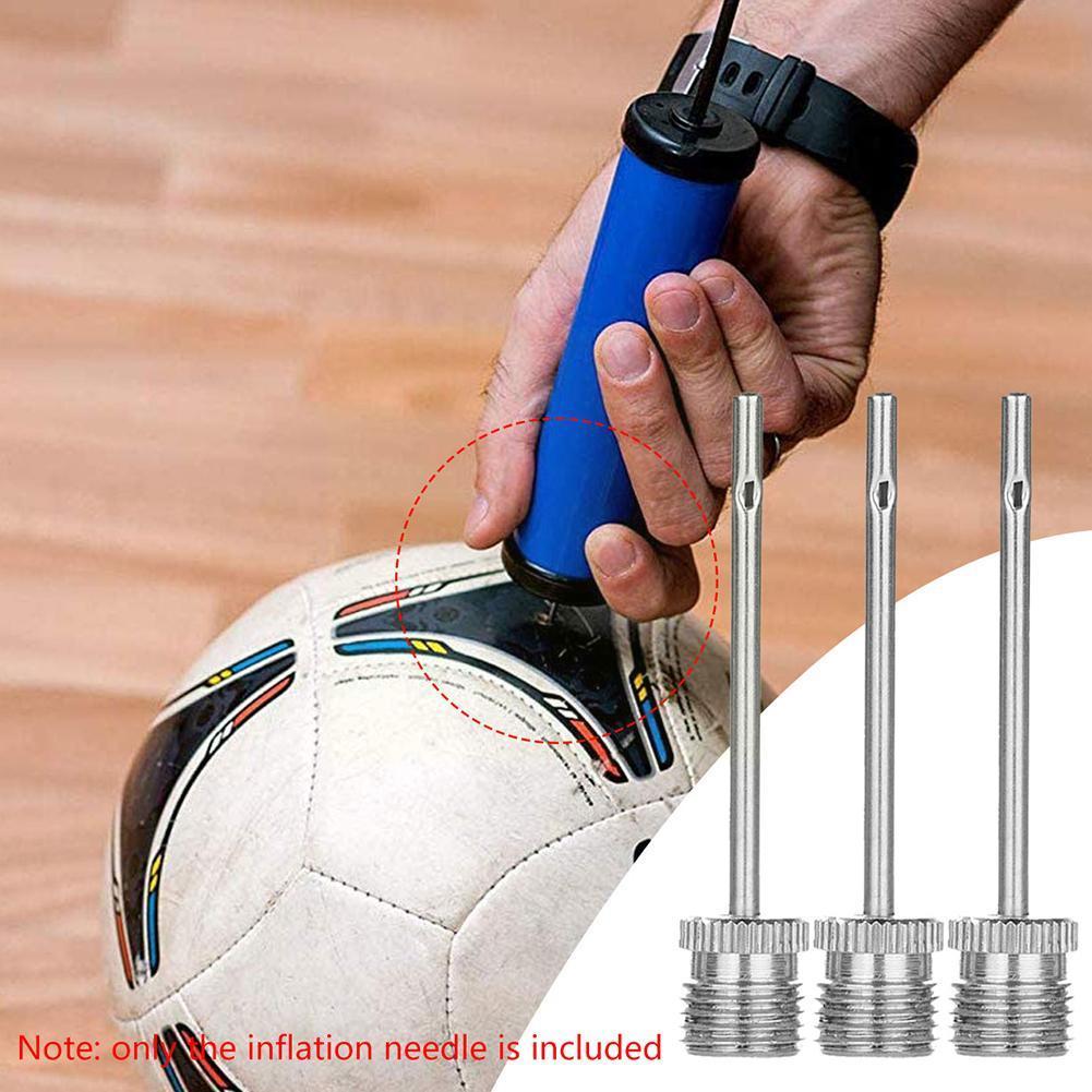 Sports ball inflation pump needle for football basketball soccer inflatable air adapter steel pump pin  l8 e 3