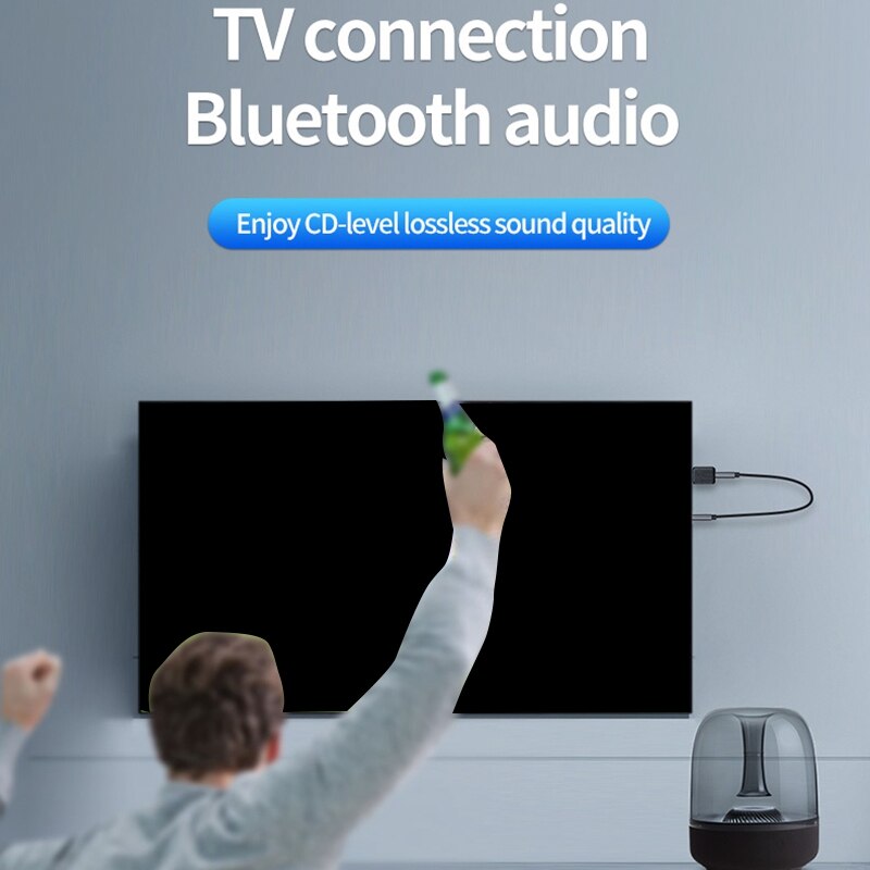 Receptor y transmisor Bluetooth 5,0, Adaptador 2 en 1, 3,5mm, Aux, para teléfono, PC, altavoz, TV y coche