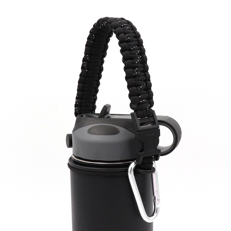 Correas de seguridad para botellas de termo, 1 x paracord, boca ancha: 4