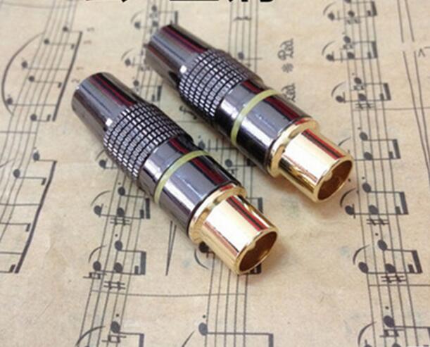 2pcs/lot Connector TV head TV plug TV antenna head video head straight head TV male Connector