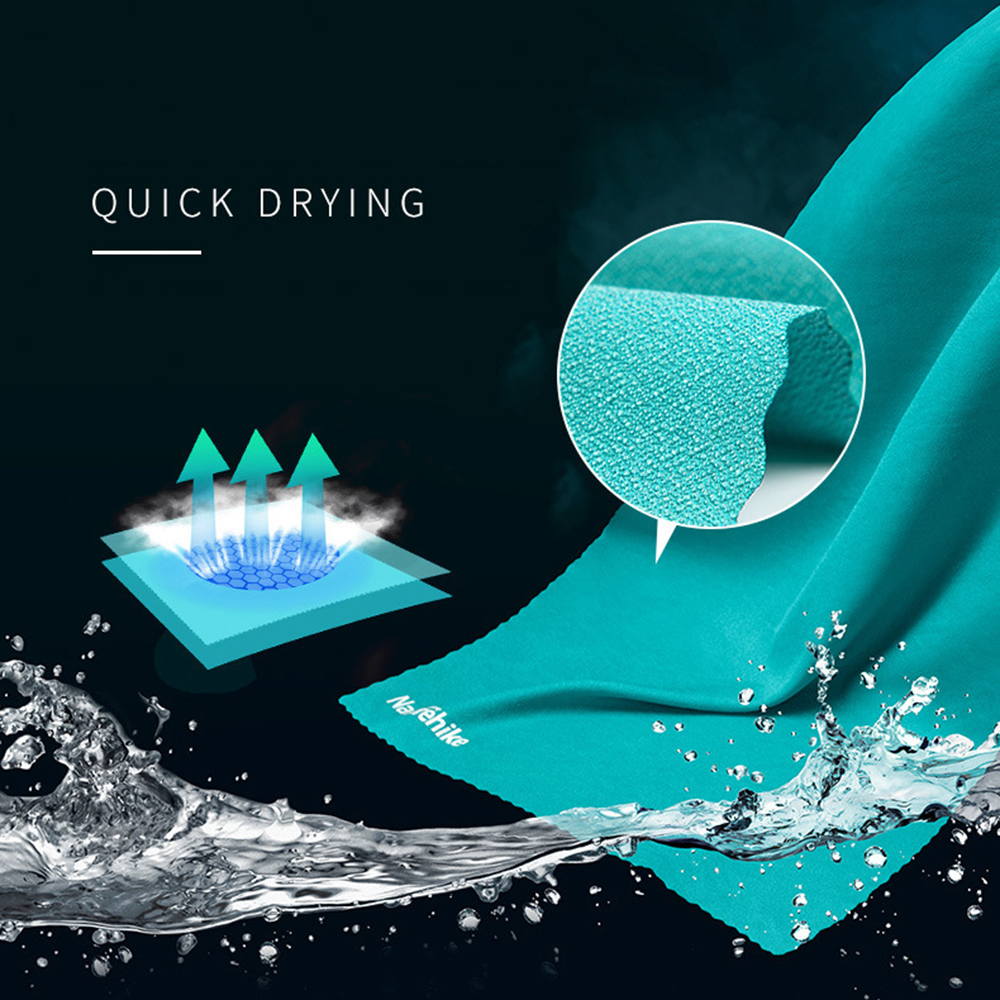 Naturehike asciugamano ad asciugatura rapida portatile asciugamano traspirante ultraleggero Beach Camping nuoto assorbente del sudore morbido e assorbente d'acqua