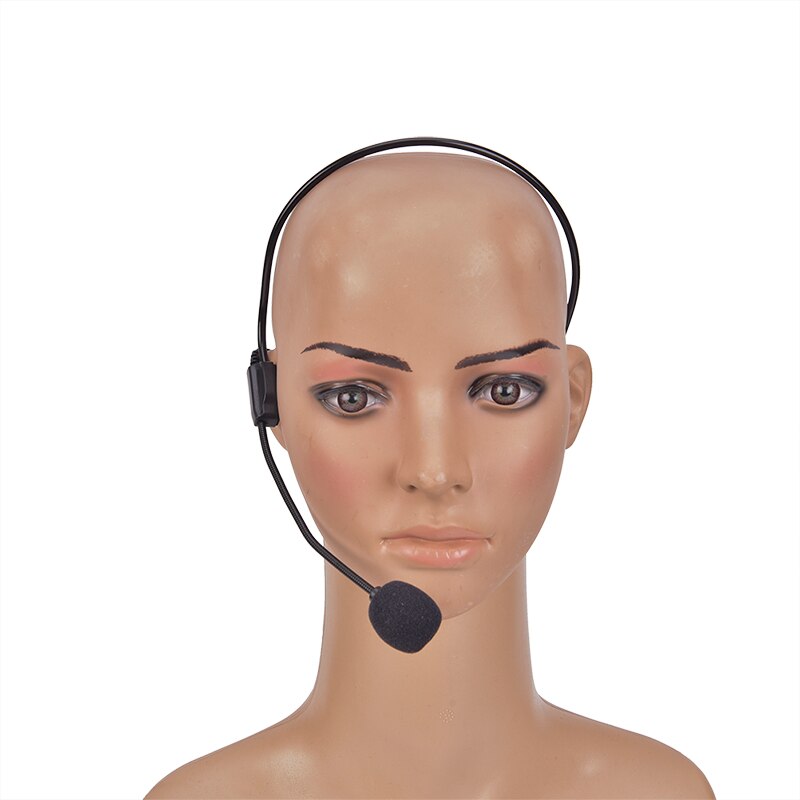 Portable Headset Microphone Wired 3.5mm Moving Coil Earphone Dynamic Jack Mic For Loudspeaker Tour Guide Teaching Lecture