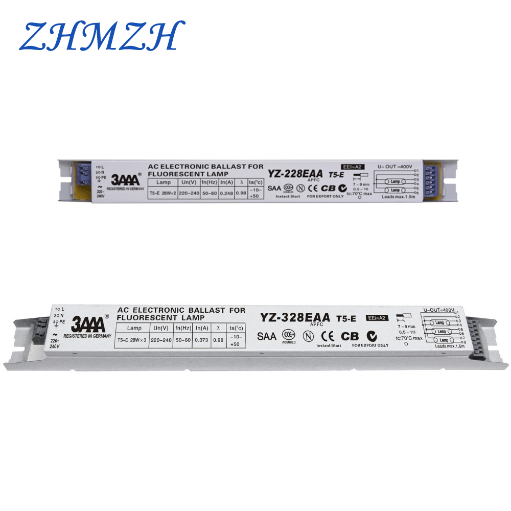 3 aaa yz -228 eaa yz -328 eaa tasasuuntaaja  t5-e 220-240v 2*28w 3*28w t5 elektronista liitäntälaitetta  t5 ho putken loistelampulle