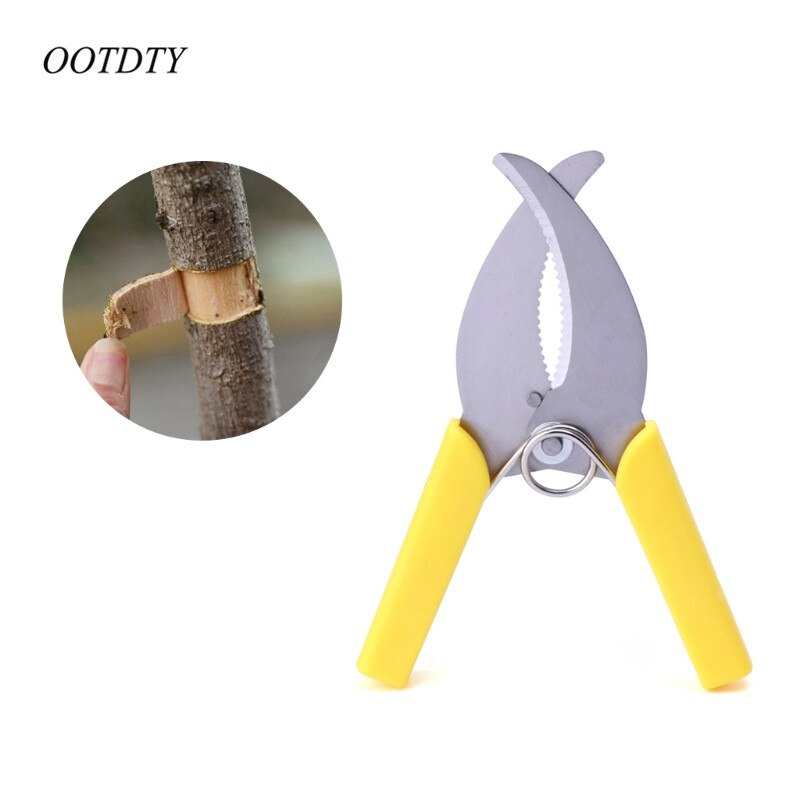 OOTDTY jardín ramas anillo ladrando cortador de sierra Tijeras Cizalla de anillado Prunning herramienta