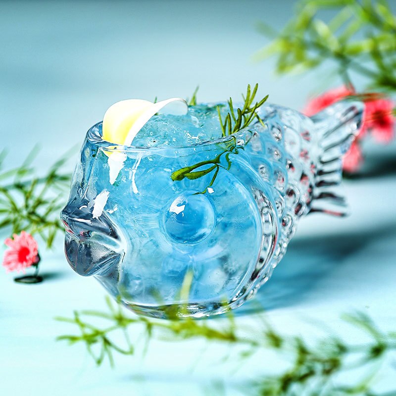 Verre à Cocktail en forme de poisson, épais, verres pour boisson froide, Bar à Cocktail