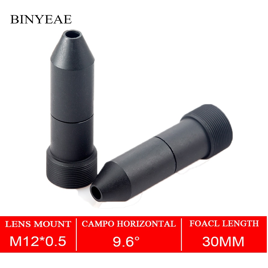 BINYEAE HD 2MP Mini Lens 30mm M12 Pinhole Lens F2.0 1/3" Image Sensor for CCTV Security Cameras