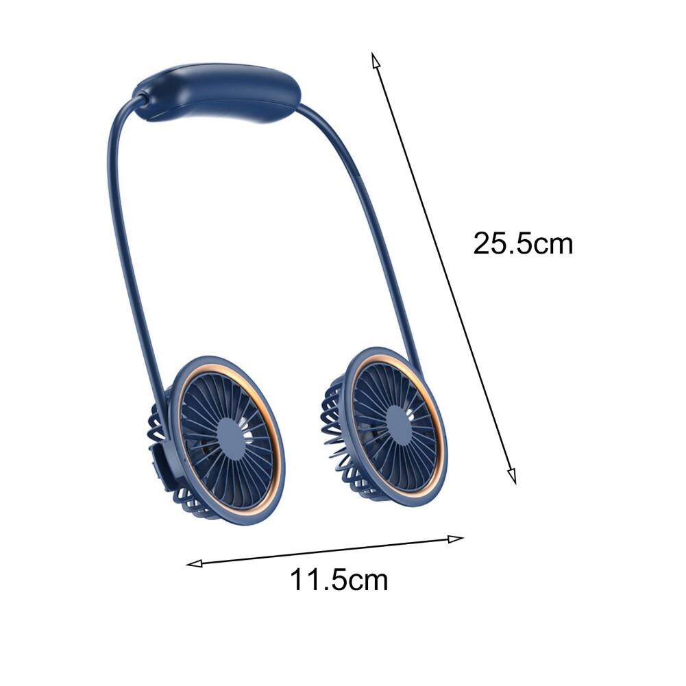 Mini Wearable Oplaadbare Inklapbare Hals Ventilator Voor Reizen