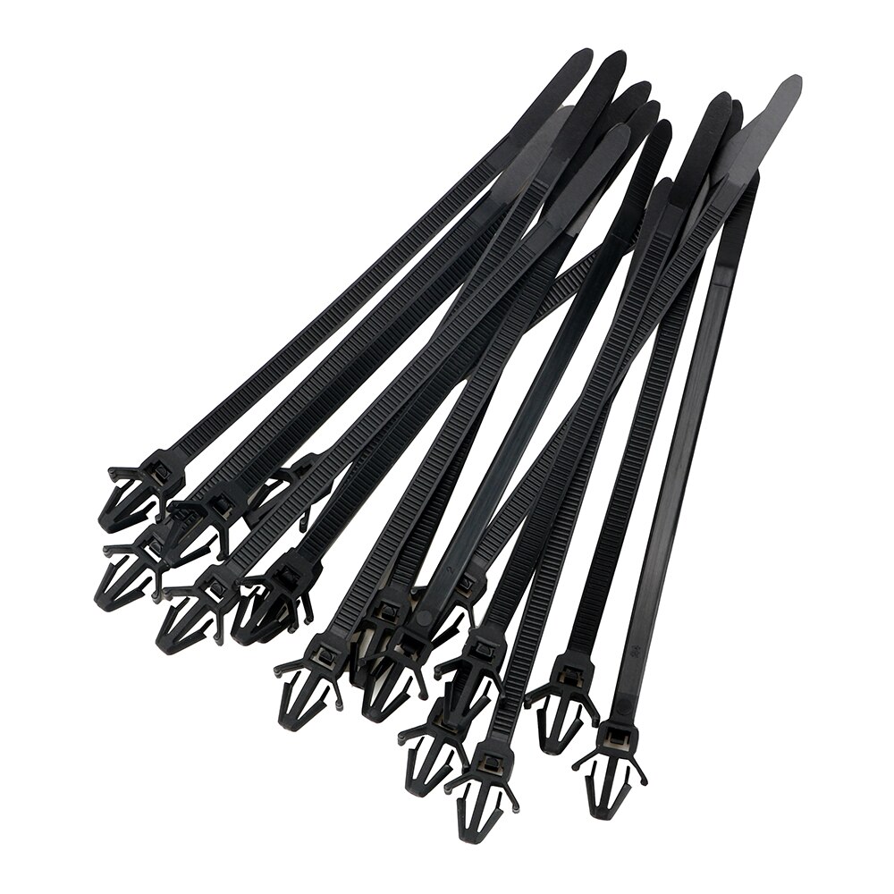 100pcs Wire Harness Fastener Cable Clamp Clips Car Wire Organizers Cable Ties Management For Car Corrugated Pipe Car-styling