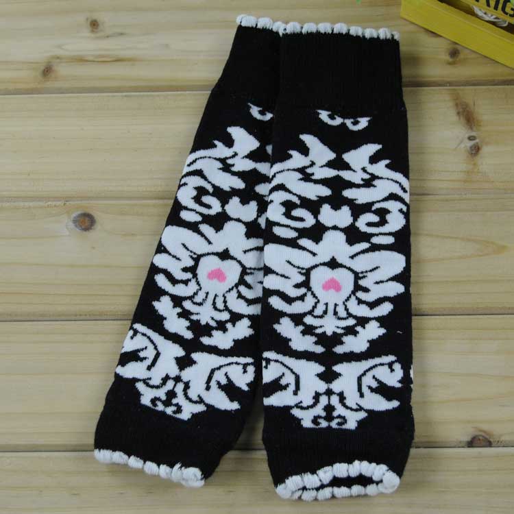 Jambières de bébé en coton, taille libre, rose, noir, Damask, pour filles et garçons, au détail: Black