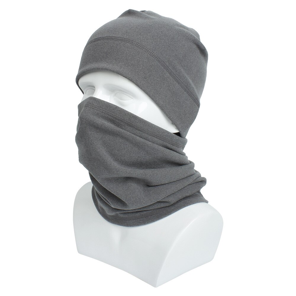 Koldt vejr balaclava ski maske, vandtæt og vindtæt fleece termisk ansigtsmaske, cykel motorcykel hals varmere hætte: 2 grå