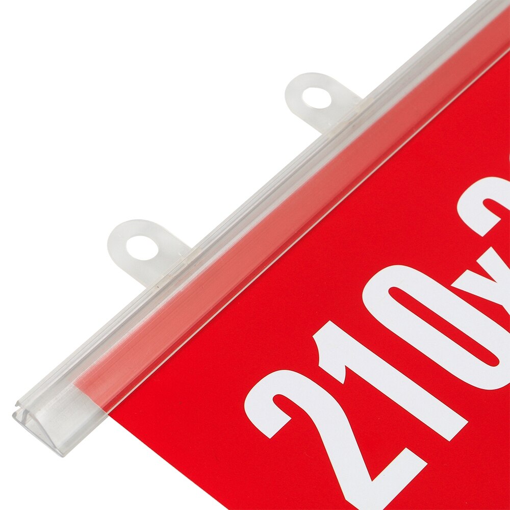 30/35/40/42/45/50/55Cm Clip Grip Foto Poster Haak Horizontale banner Hanger Plastic Klem Strip Voor Ad