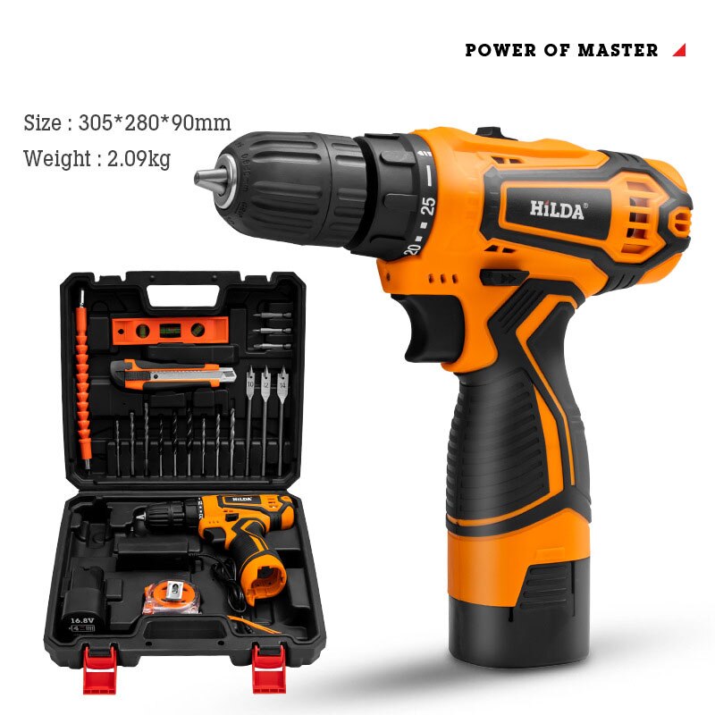 Mini 2V 16V 20V Wireless Power Driver Drill Driver Screwdriver Electric Screwdriver Set DC Lithium-Ion Battery Electrical Tools