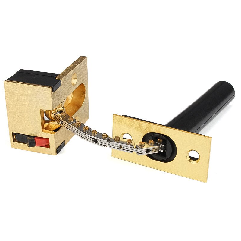 Verborgen Anti-Diefstal Slot Ketting Zinklegering Deur Bouten Deurslot Veiligheid Gesp Verborgen Kettingen Hotel Stealth Sloten Hardware fitting: F